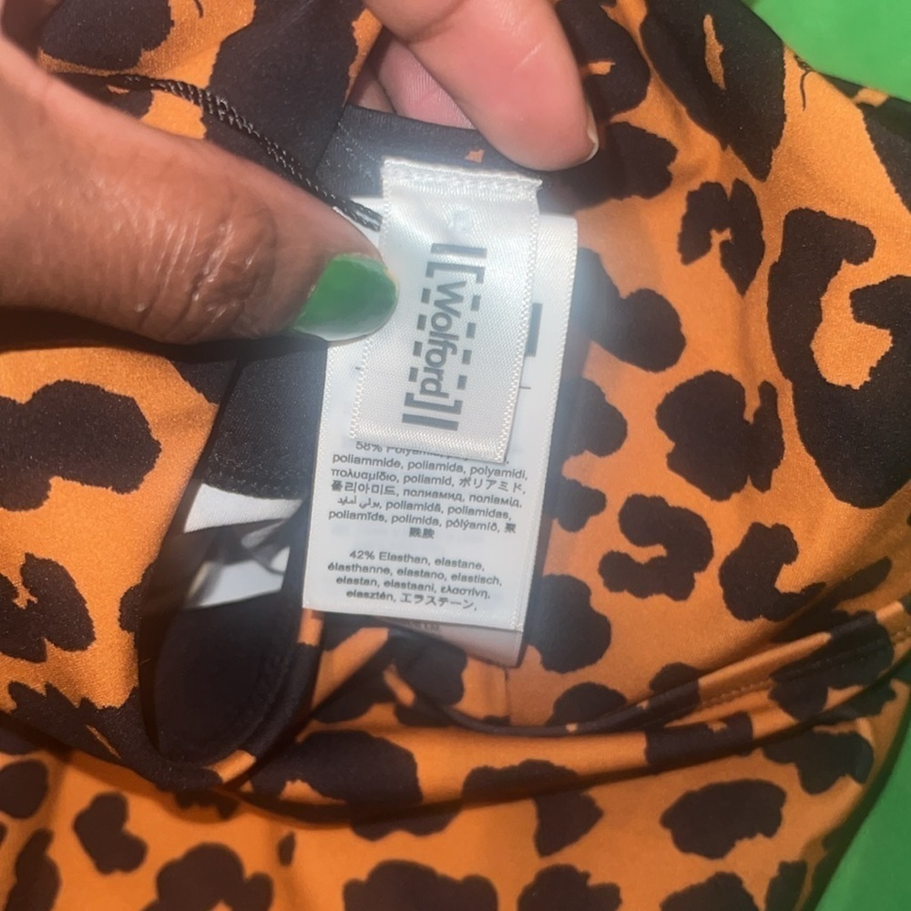 NWT Wolford Leopard Print Women's Swimsuit size XS - Picture 10 of 13